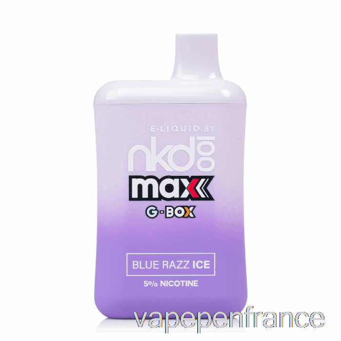 Gbox X Nu 100 5500 Stylo Jetable Bleu Razz Ice Vape
